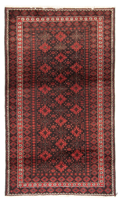 Belutsch Teppich 121x216cm - Orientteppich - dunkelblau