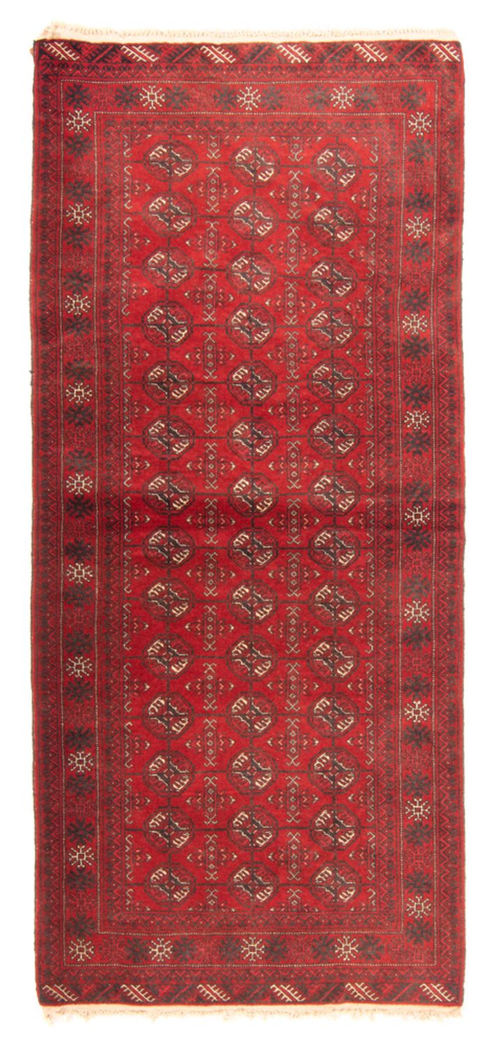 Turkaman Teppich 86x201cm - Orientteppich - rot