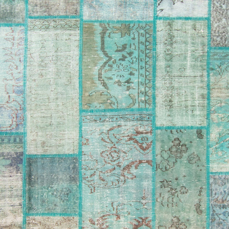 Vintage Teppich 203x303cm - türkis