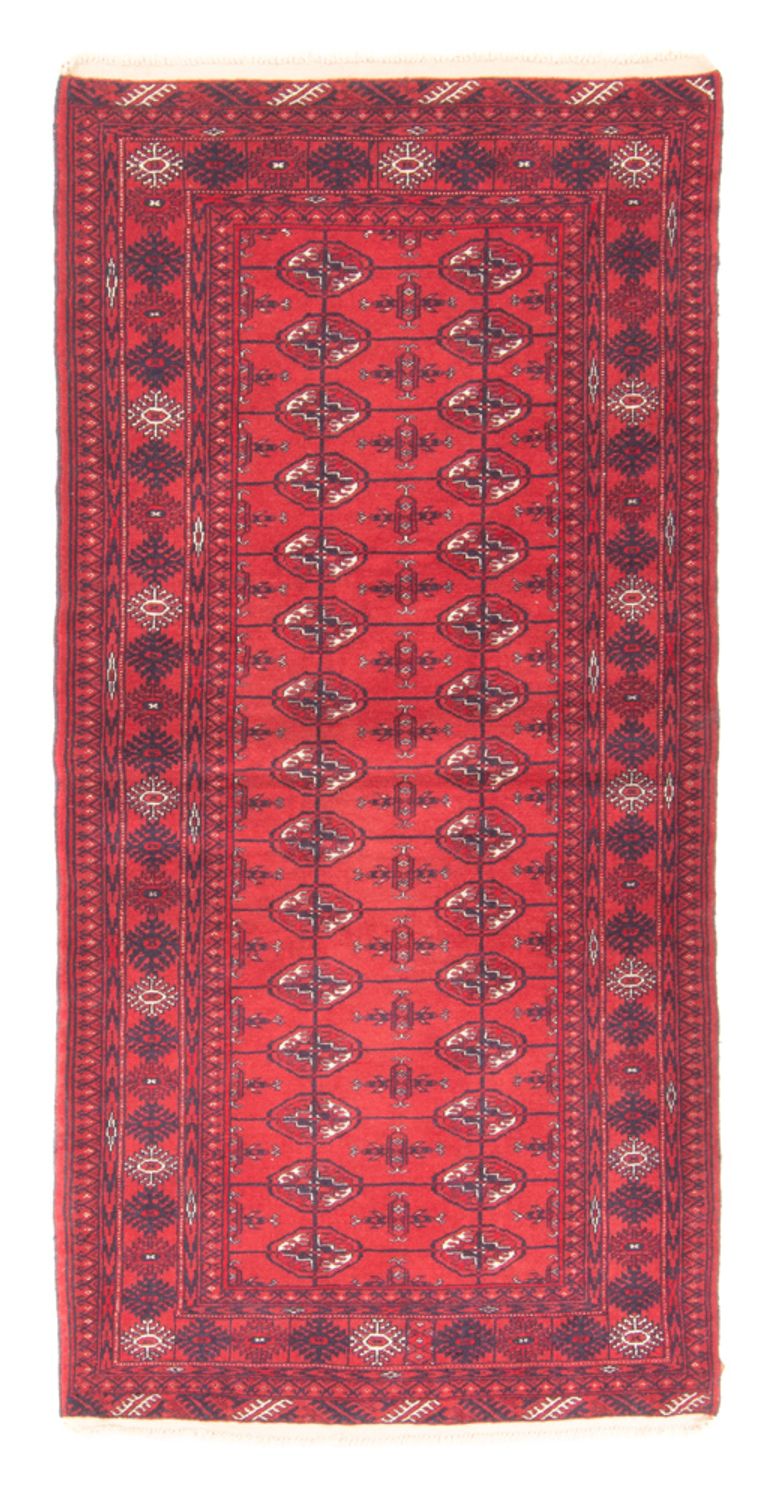 Turkaman Teppich 88x191cm - Orientteppich - rot
