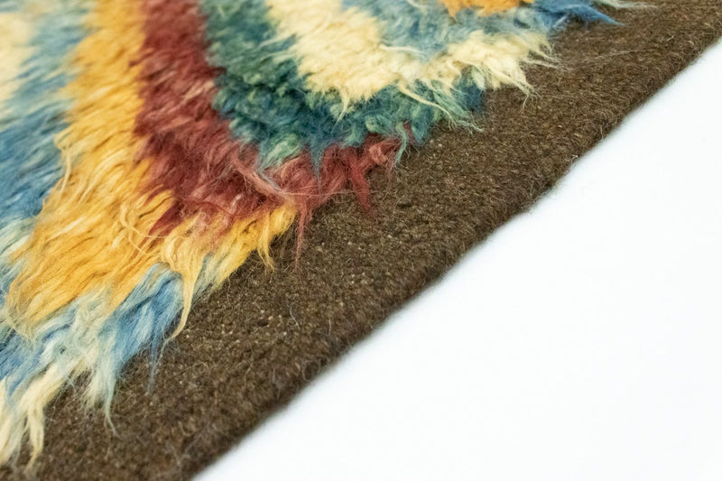 Berber Teppich 147x206cm - Wollteppich - bunt