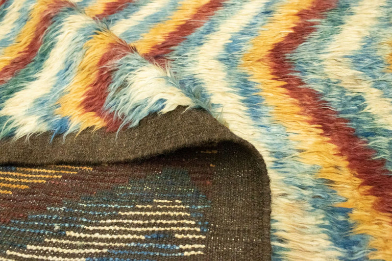 Berber Teppich 147x206cm - Wollteppich - bunt