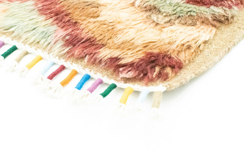 Berber Teppich 147x200cm - Wollteppich - bunt