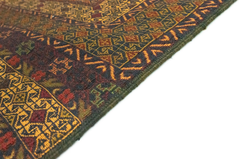 Kelim Afghan Teppich 137x198cm - mehrfarbig