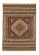 Kelim Afghan Teppich 132x185cm - mehrfarbig