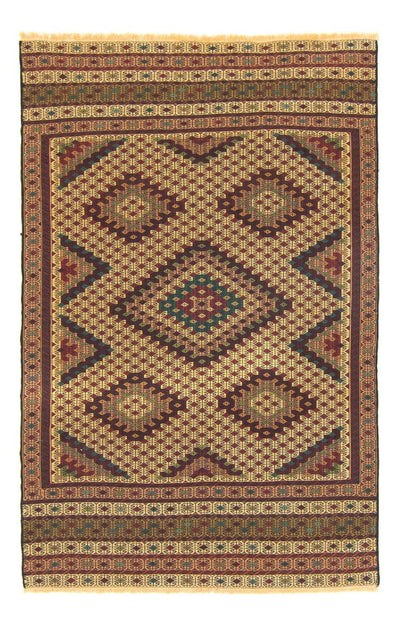 Kelim Afghan Teppich 131x197cm - mehrfarbig