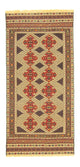 Kelim Afghan Teppich 90x187cm - mehrfarbig