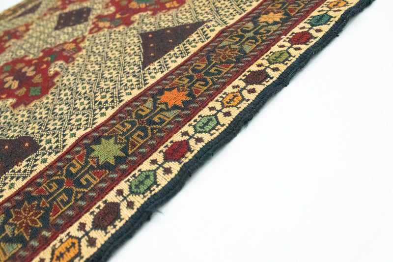 Kelim Afghan Teppich 90x187cm - mehrfarbig