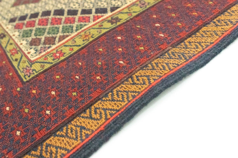 Kelim Afghan Teppich 88x191cm - braun