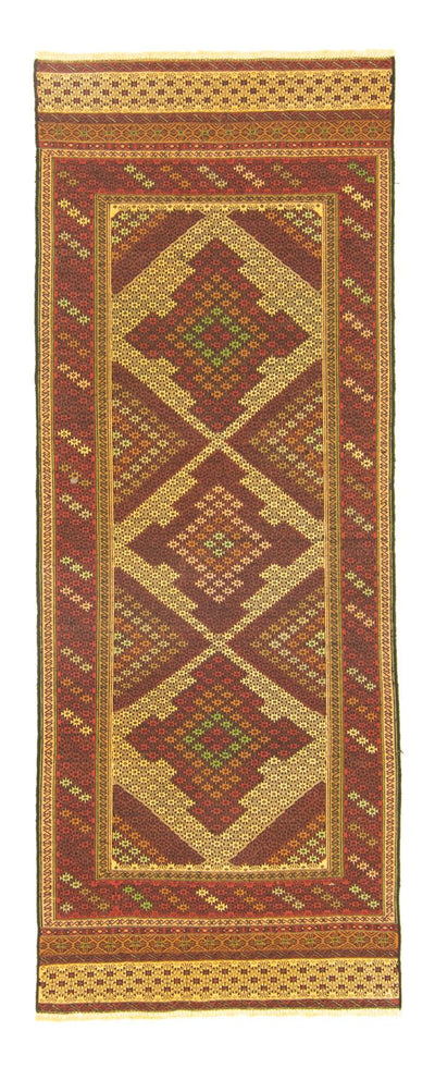 Kelim Afghan Teppich 82x212cm - mehrfarbig