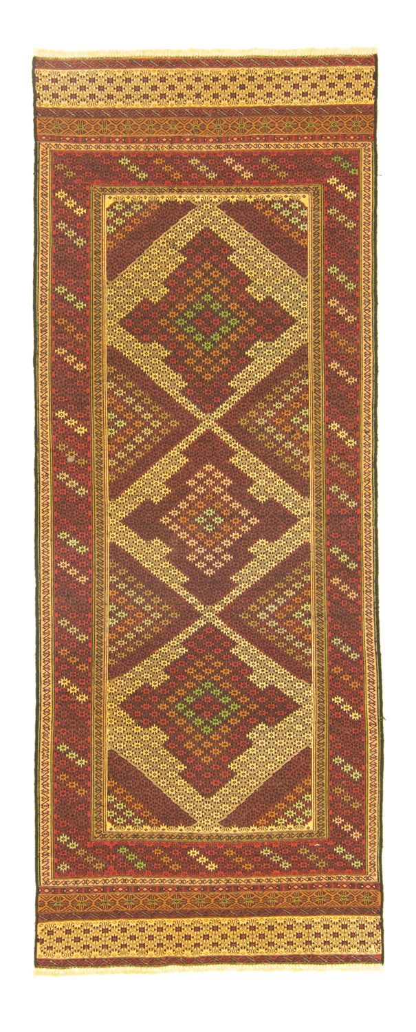 Kelim Afghan Teppich 82x212cm - mehrfarbig