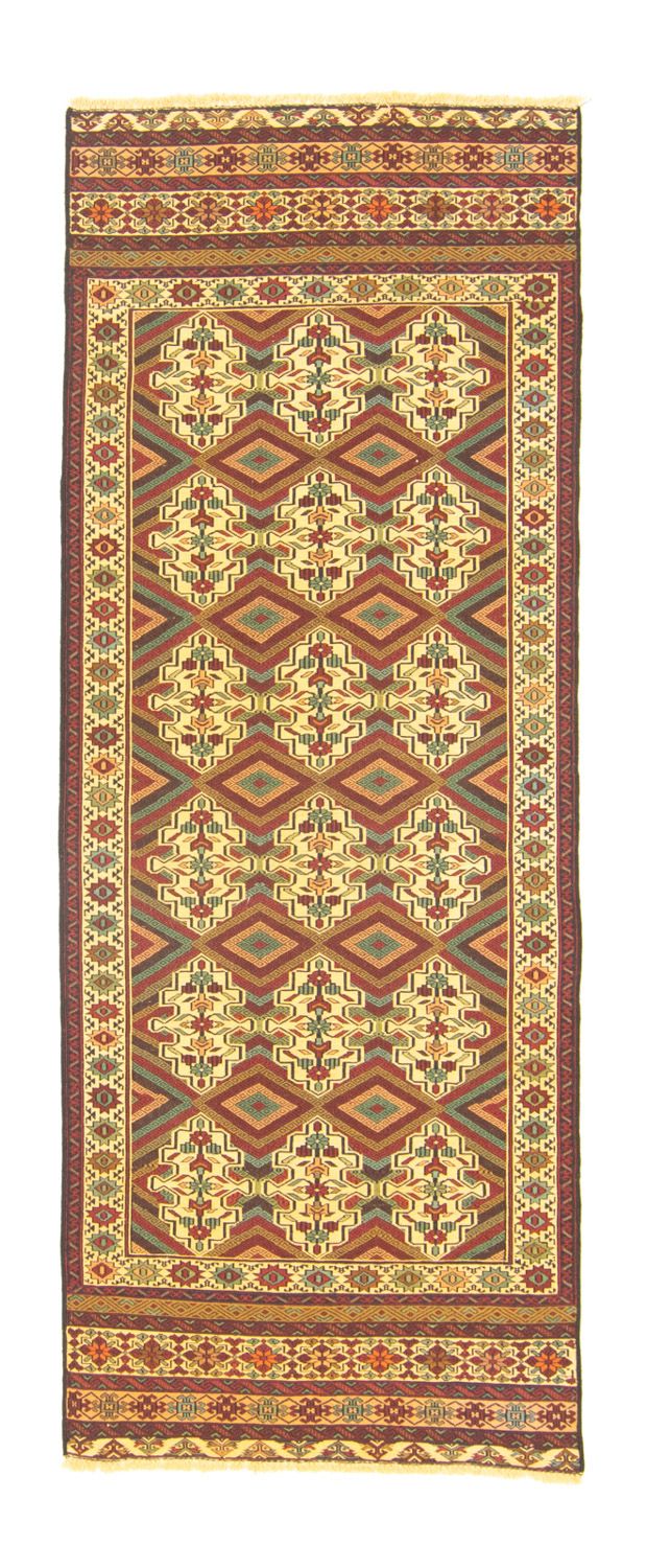 Kelim Afghan Teppich 72x184cm - beige