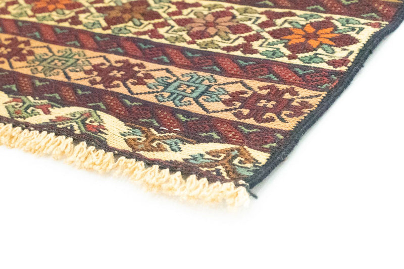 Kelim Afghan Teppich 72x184cm - beige