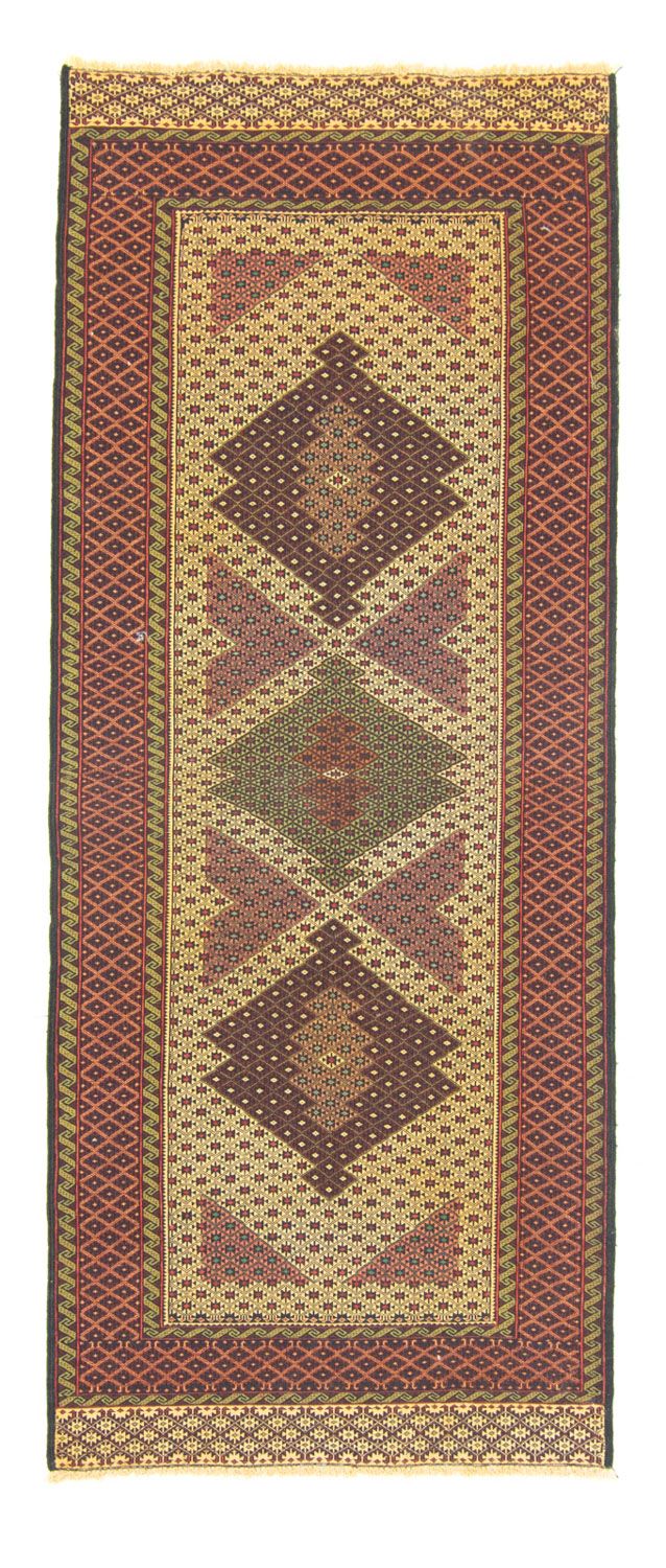 Kelim Afghan Teppich 82x201cm - beige