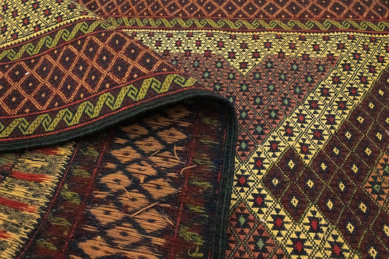 Kelim Afghan Teppich 82x201cm - beige