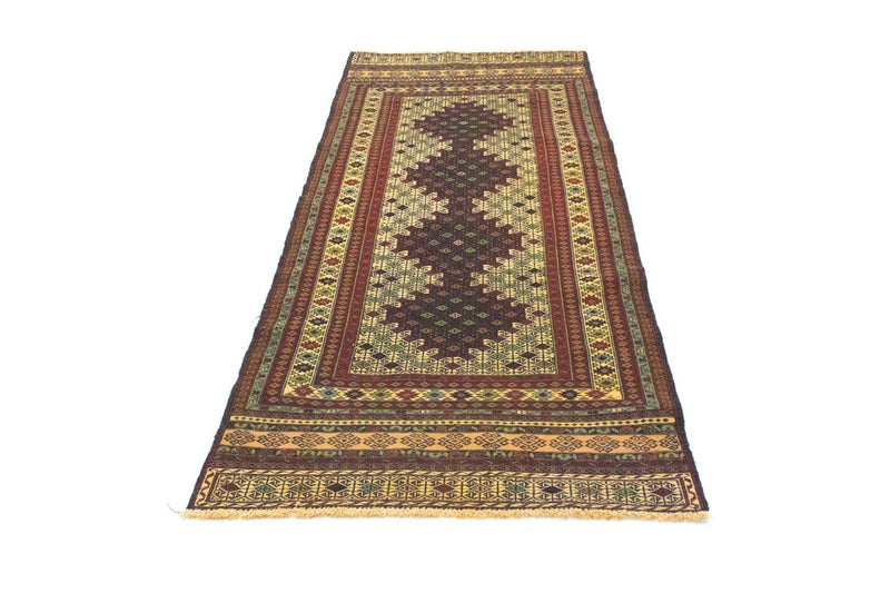 Kelim Afghan Teppich 84x202cm - blau