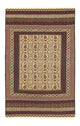 Kelim Afghan Teppich 121x188cm - braun