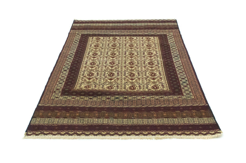 Kelim Afghan Teppich 121x188cm - braun
