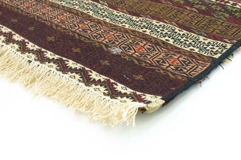 Kelim Afghan Teppich 123x196cm - beige