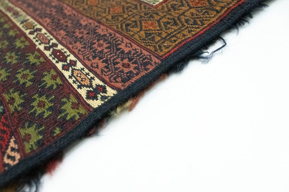 Kelim Afghan Teppich 123x196cm - beige