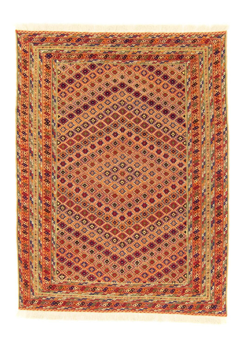 Kelim Afghan Teppich 154x196cm - orange