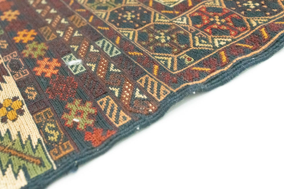Kelim Afghan Teppich 100x157cm - beige