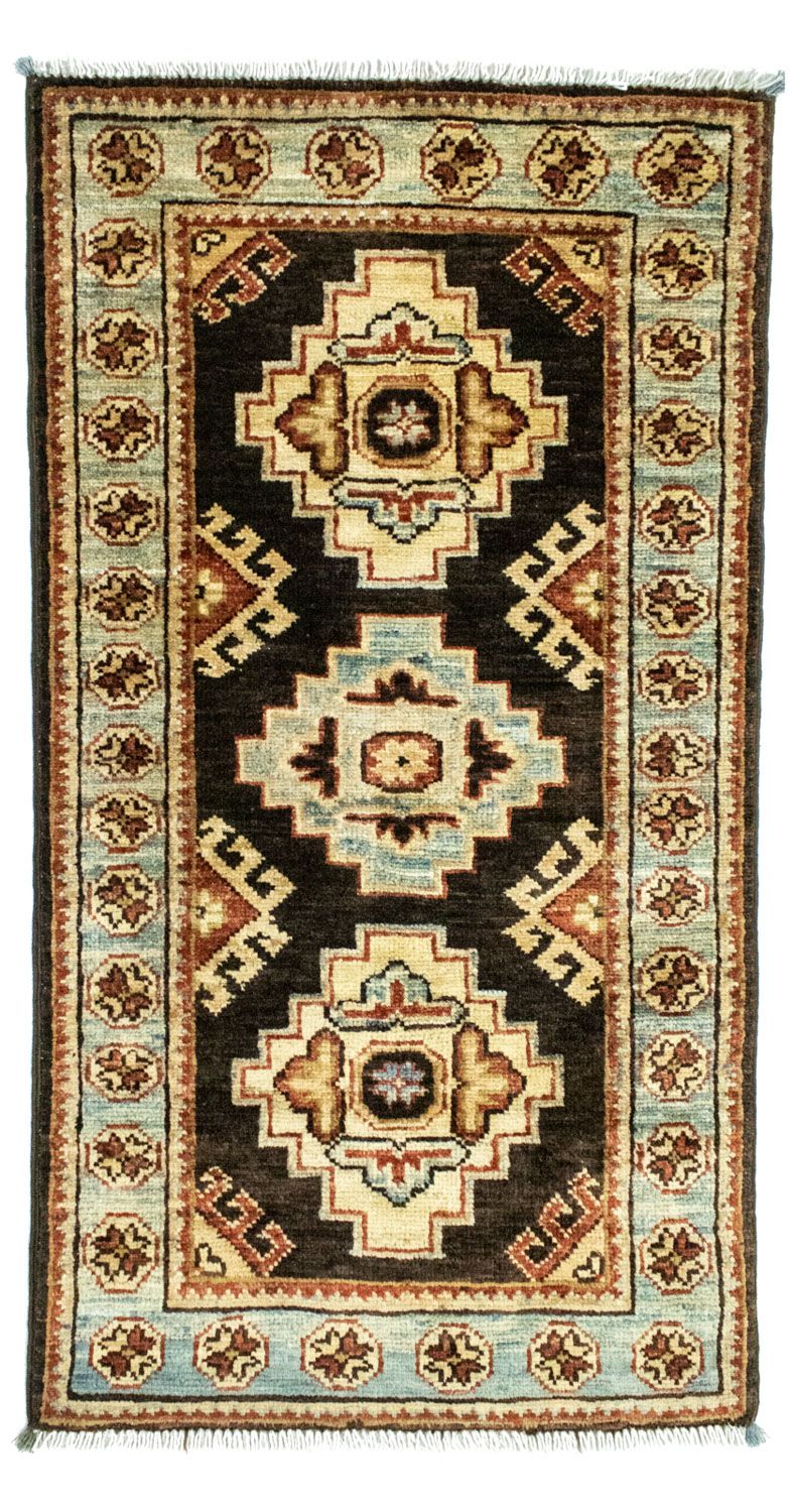Ziegler Teppich 52x97cm - Orientteppich - blau