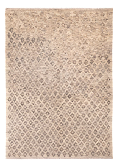 Kelim Modern Teppich 177x250cm - dunkelbeige