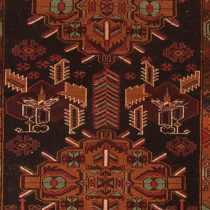 Afghan Teppich 127x189cm - Orientteppich - braun