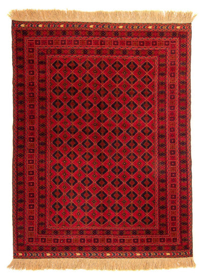 Turkaman Teppich 153x190cm - Orientteppich - dunkelrot