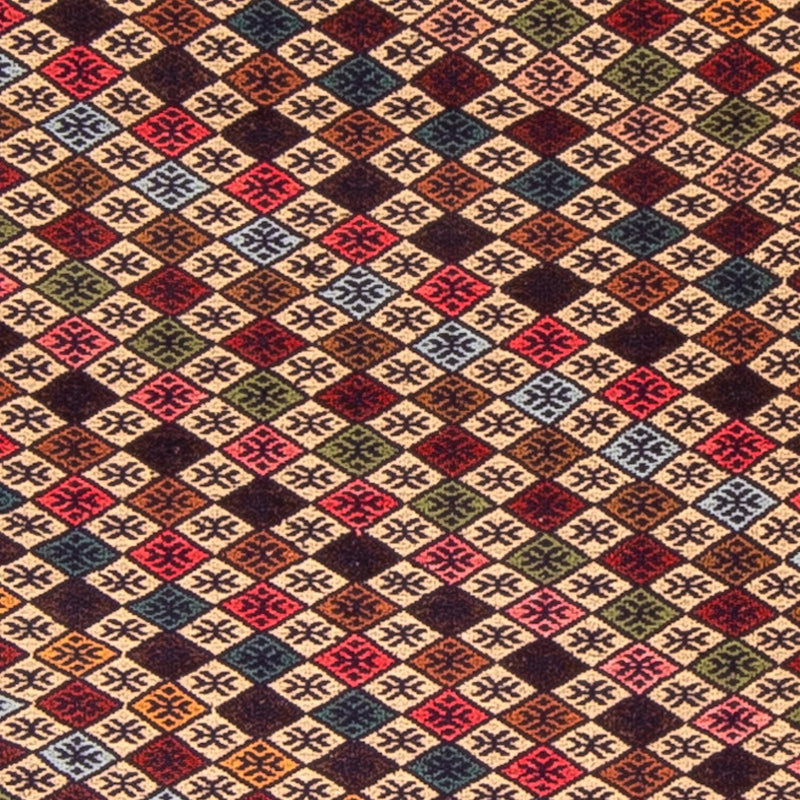 Kelim Afghan Teppich 120x185cm - mehrfarbig