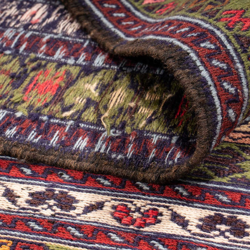 Kelim Afghan Teppich 120x185cm - mehrfarbig