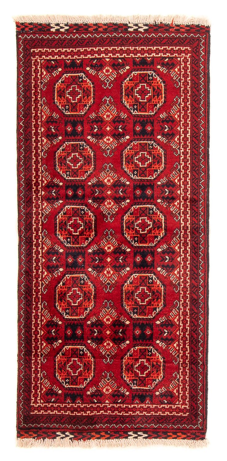 Afghan Teppich 49x106cm - Orientteppich
