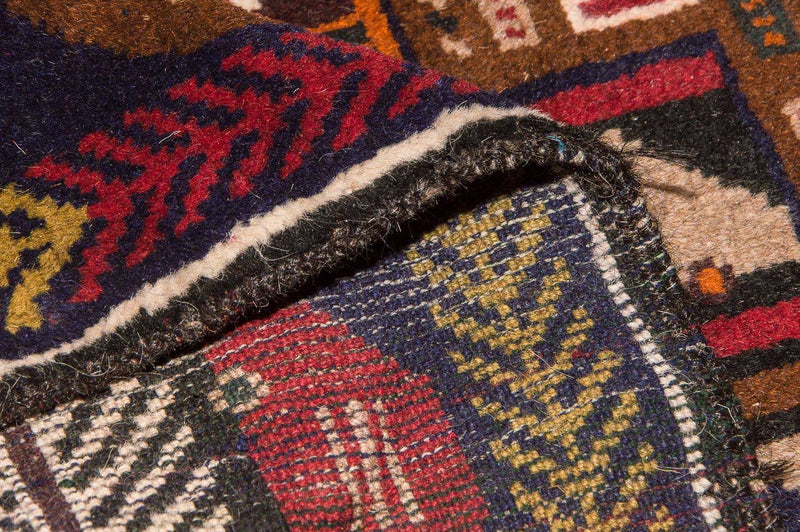 Belutsch Teppich 85x140cm - Orientteppich - mehrfarbig