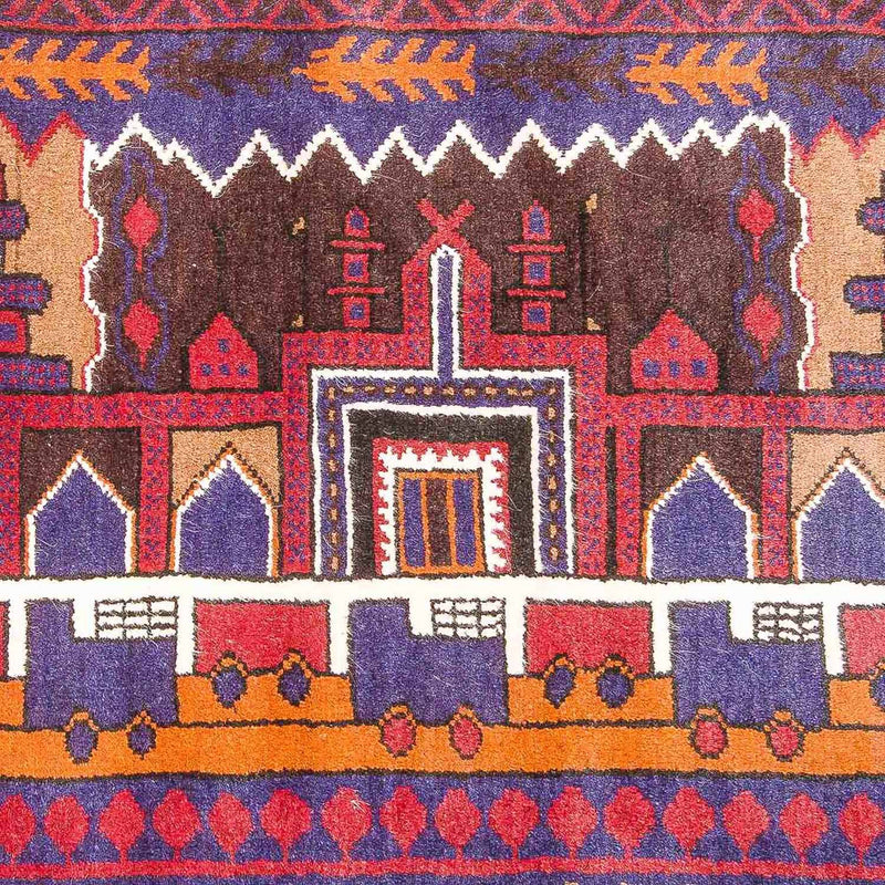 Belutsch Teppich 83x130cm - Orientteppich - mehrfarbig