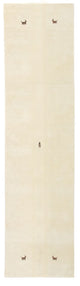 Gabbeh Teppich Softy 80x200cm - Wollteppich - beige
