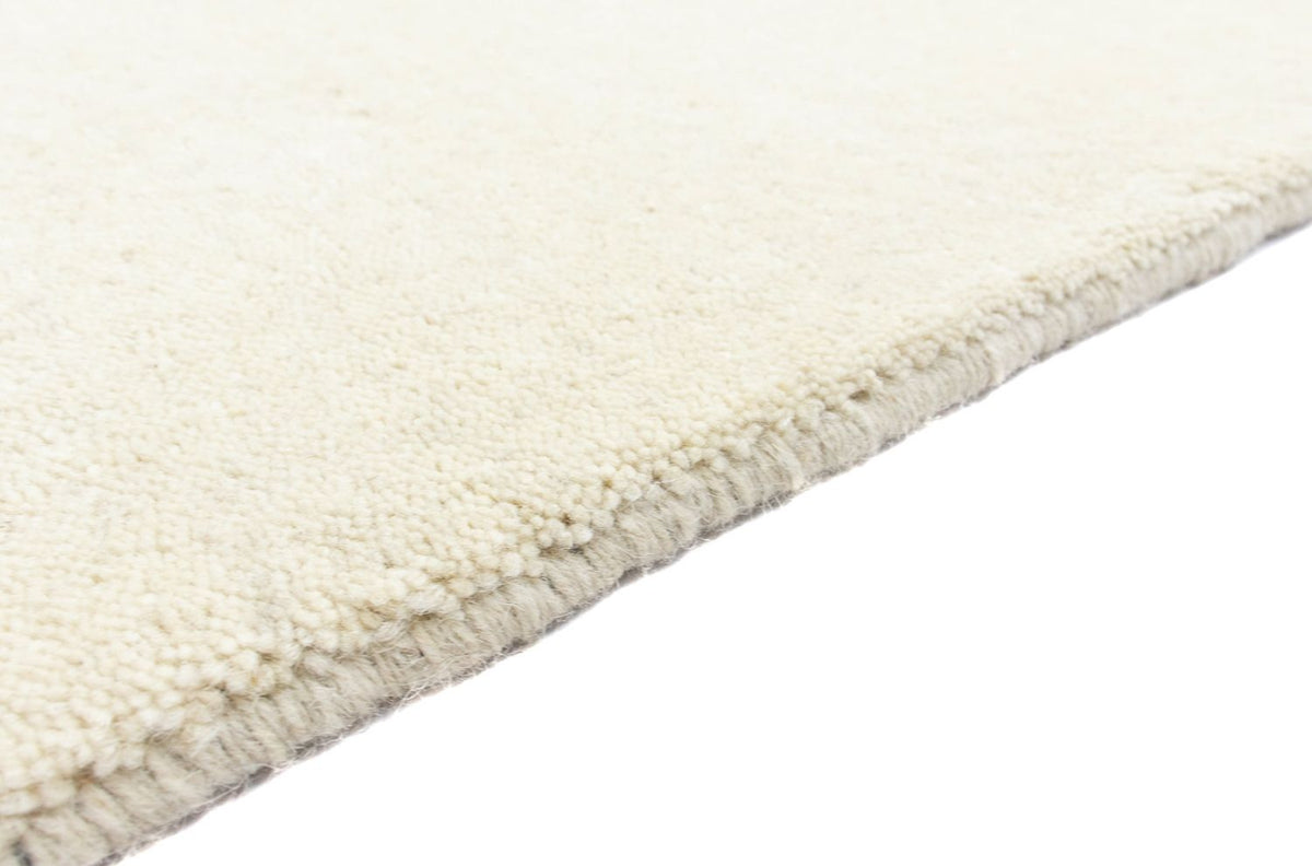 Gabbeh Teppich Softy 80x200cm - Wollteppich - beige