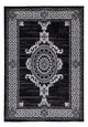 Orientalischer Webteppich 160x230cm - schwarz-weiß