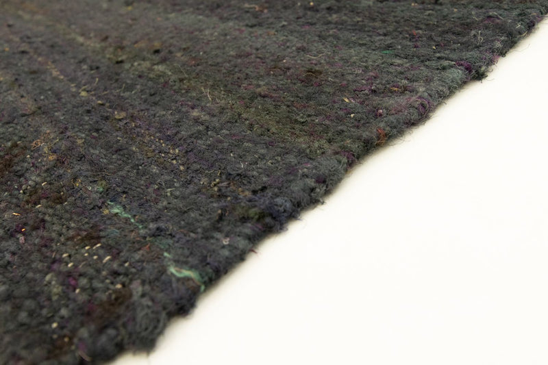 Kelim Modern Teppich 170x240cm - schwarz