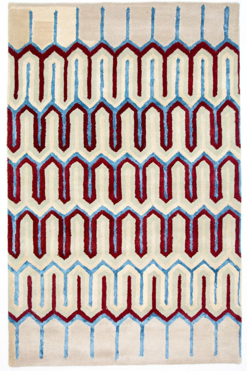 Designer Teppich 156x241cm - beige