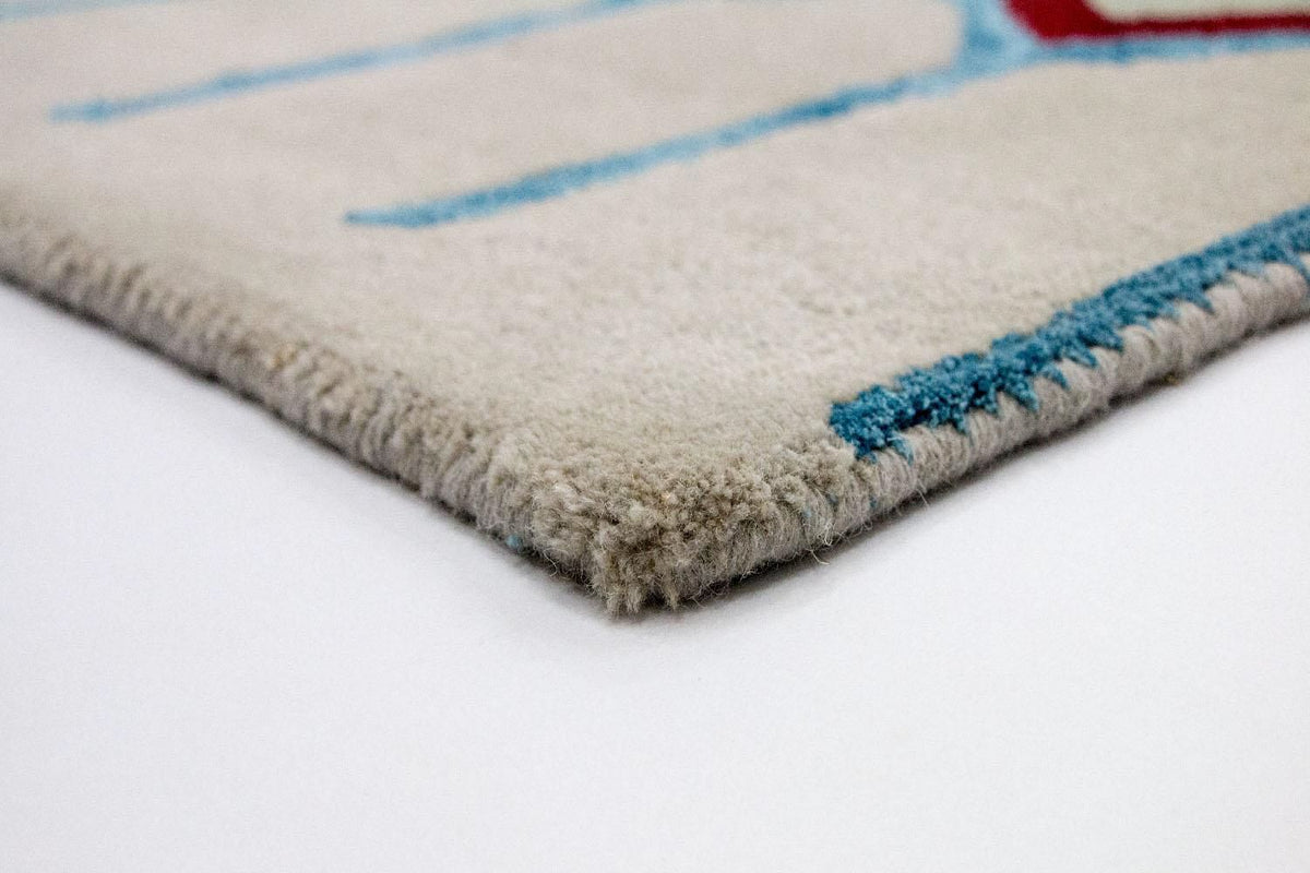 Designer Teppich 156x241cm - beige