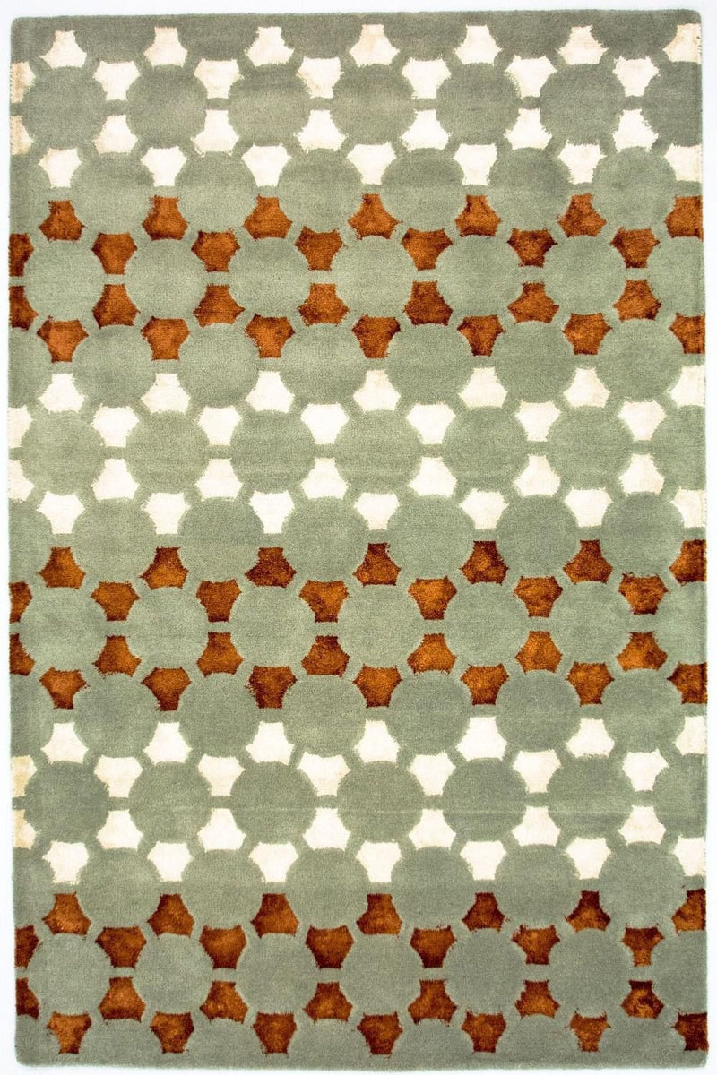 Designer Teppich 157x239cm - mehrfarbig