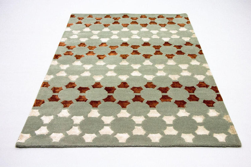 Designer Teppich 157x239cm - mehrfarbig