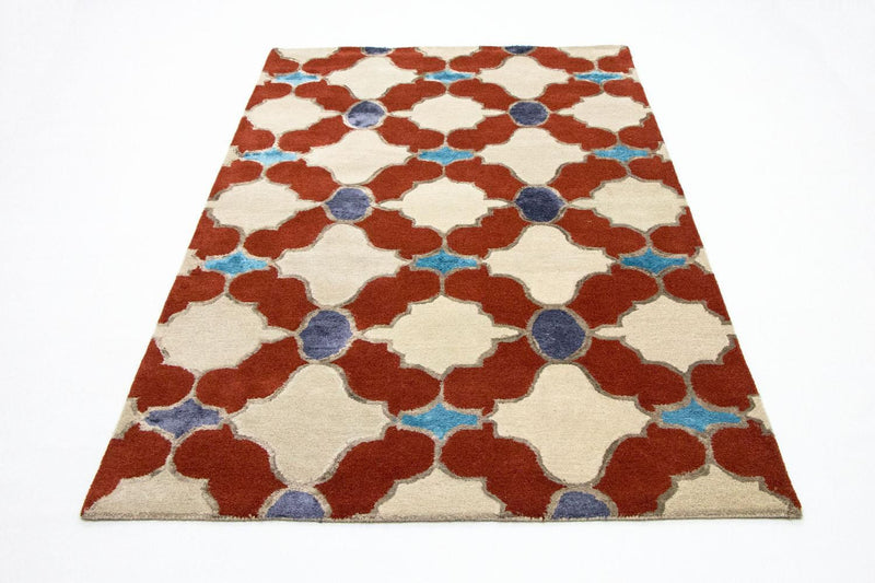 Wollteppich 153x243cm - beige