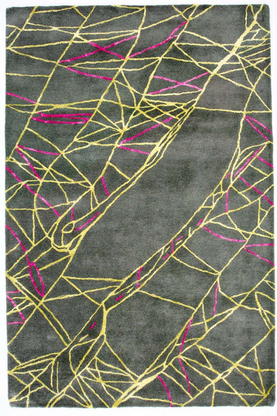 Designer Teppich 155x240cm - mehrfarbig
