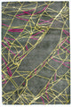 Designer Teppich 155x240cm - mehrfarbig