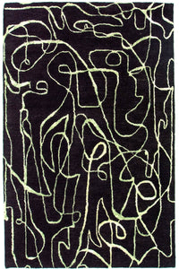 Designer Teppich 152x243cm - blau – product image