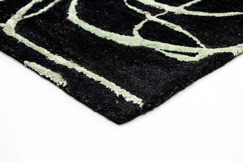 Designer Teppich 152x243cm - blau