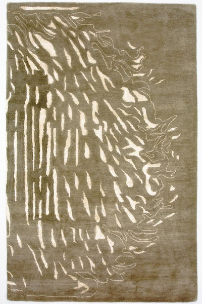 Designer Teppich 153x242cm - braun