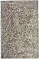 Designer Teppich 155x243cm - silber